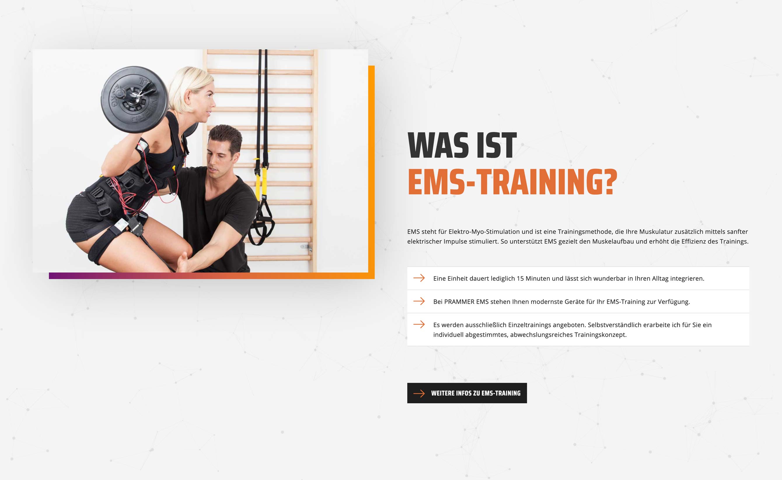 Screenshop was ist EMS-Training