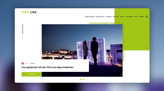 Visit Linz Webdesign